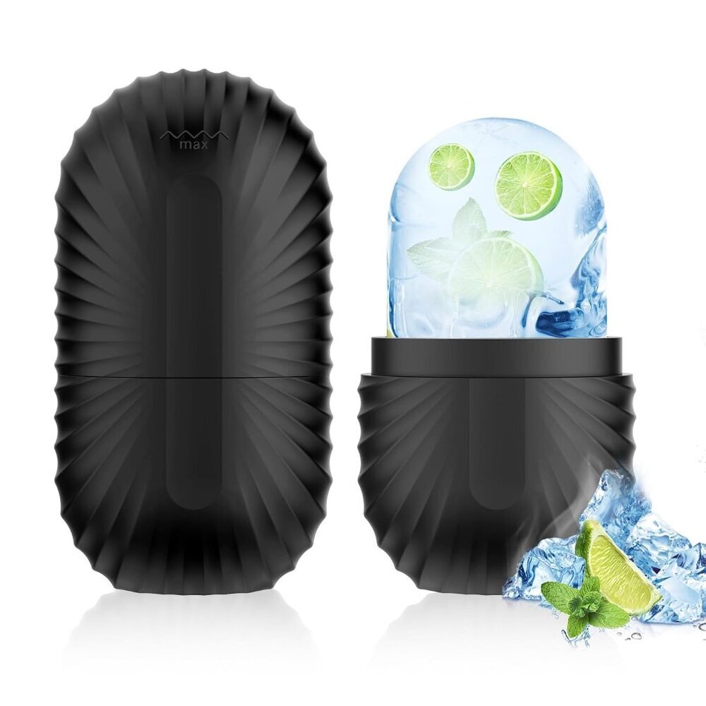 Ice Roller for Face and Eye, Reusable Silicone Ice Facial Roller Ice Holder, Fac